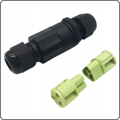 Złączka elektryczna skręcana 3-żyłowa 16A 3x1,5mm wago IP68