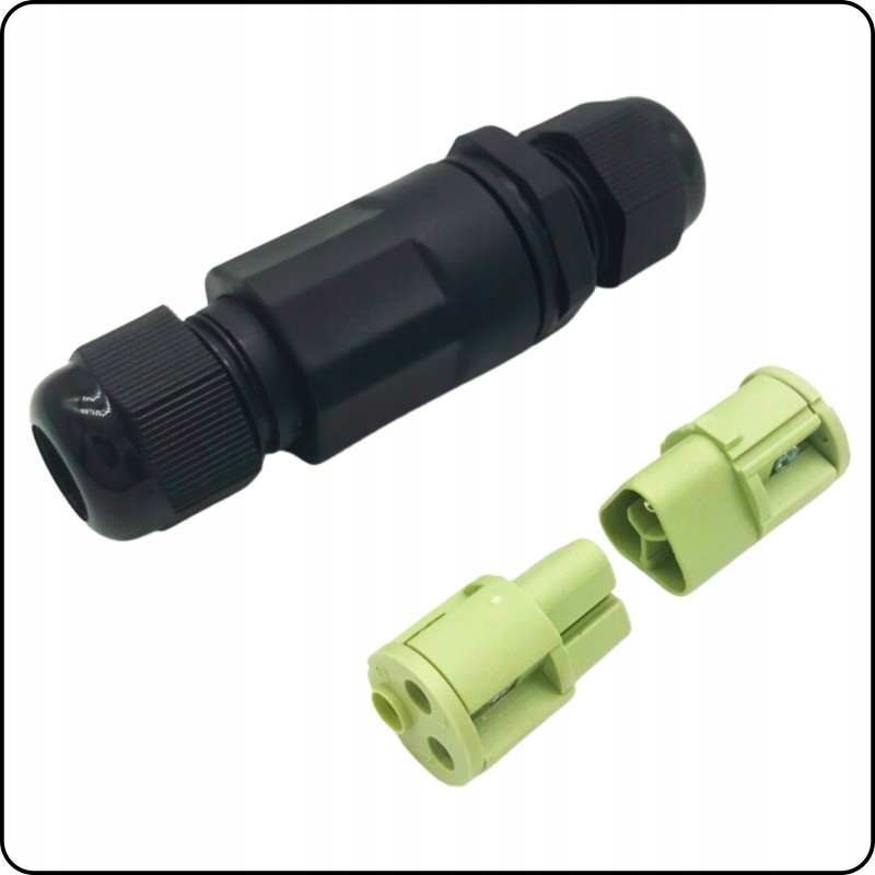 Złączka elektryczna skręcana 3-żyłowa 16A 3x1,5mm wago IP68